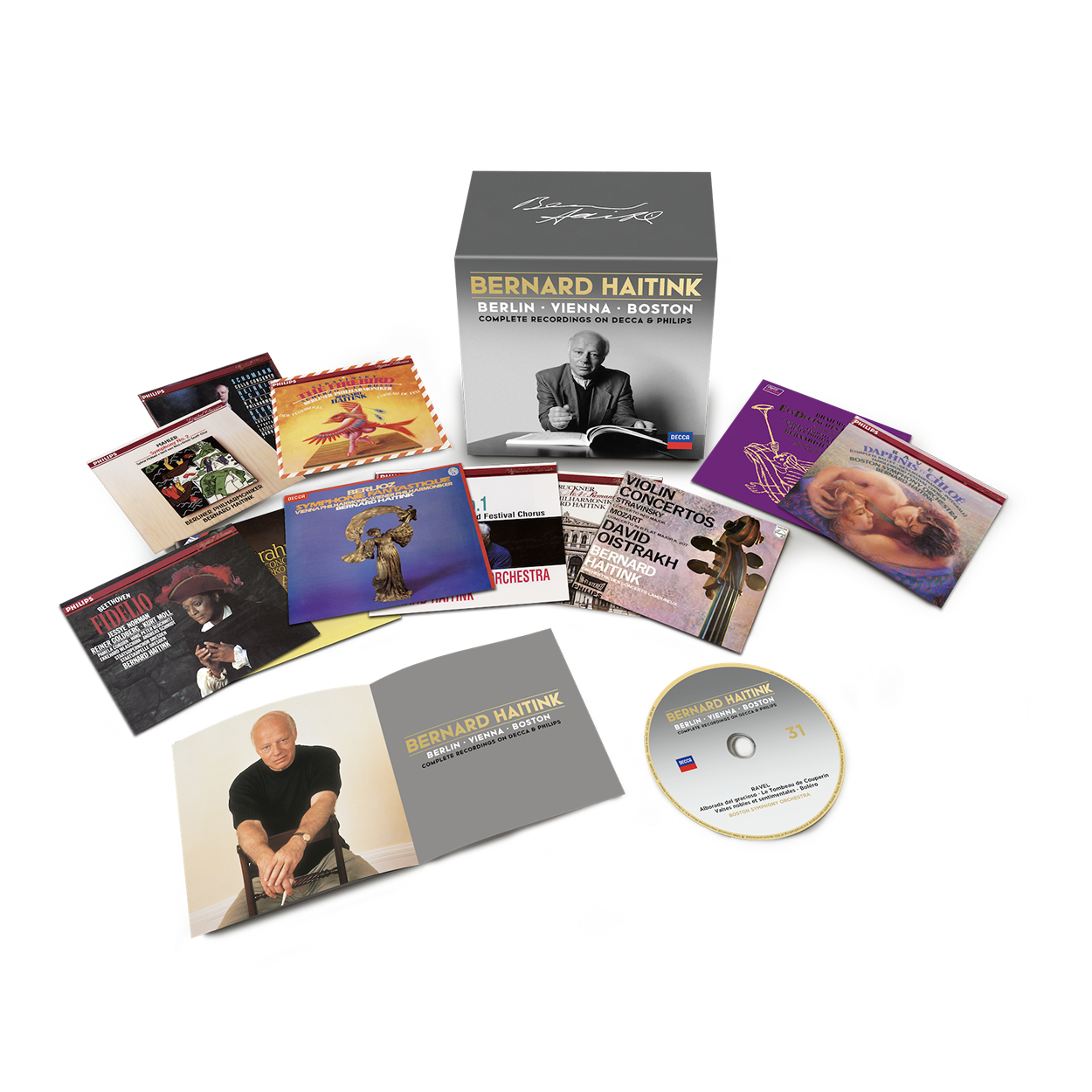 Bernard Haitink - erlin, Vienna, Boston: Complete Recordings on Decca & Philips: 31 CD Box Set