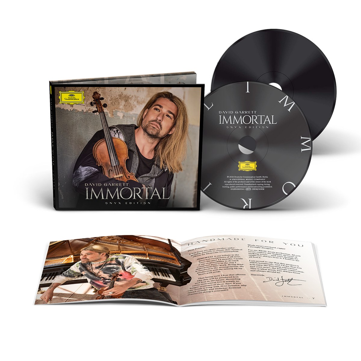 David Garrett, Orchestra the Prezent, Franck van der Heijden - Immortal (Onyx Edition): CD
