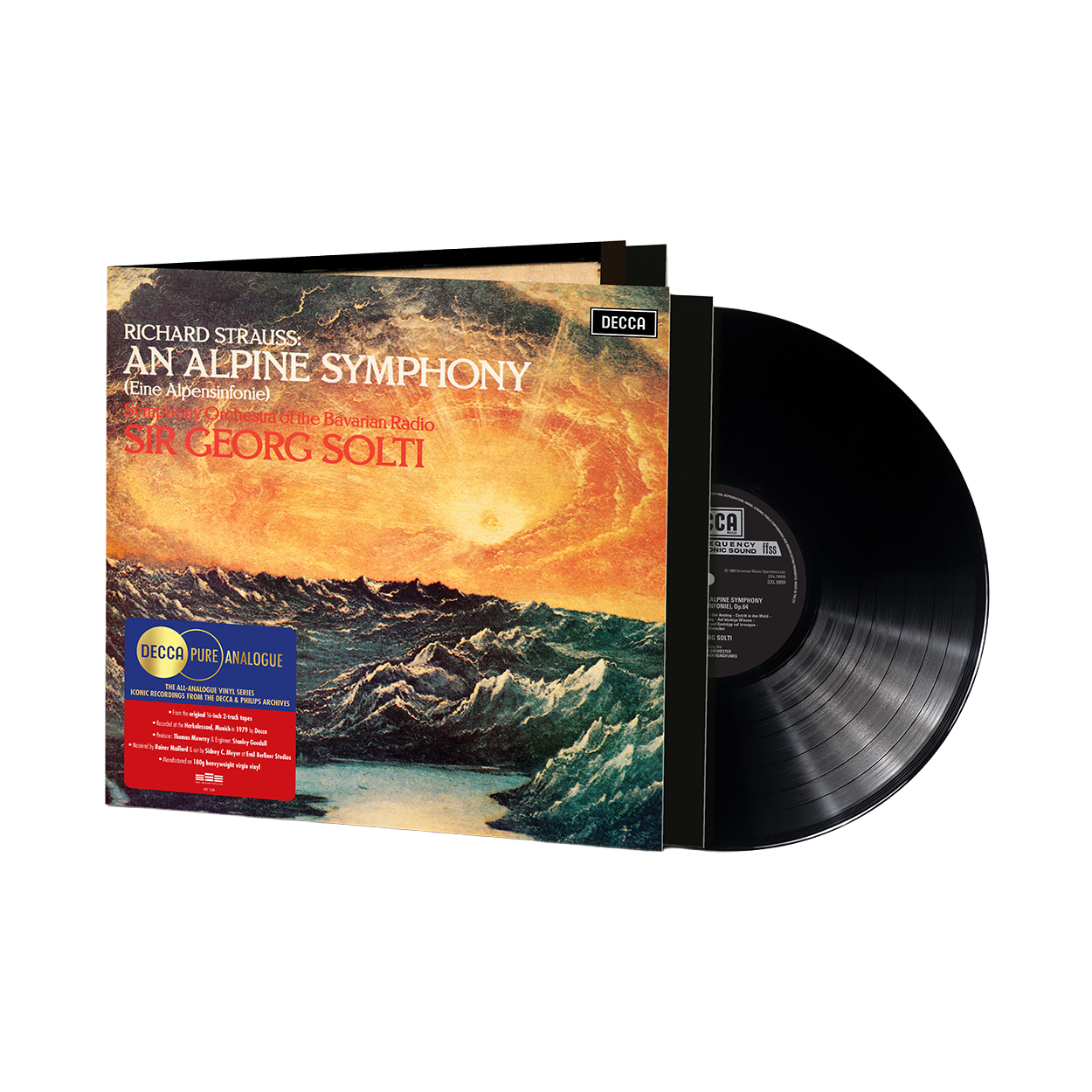Bavarian Radio Symphony Orchestra, Sir Georg Solti - R. Strauss: Eine Alpensinfonie, Op. 64 (An Alpine Symphony) - Vinyl LP