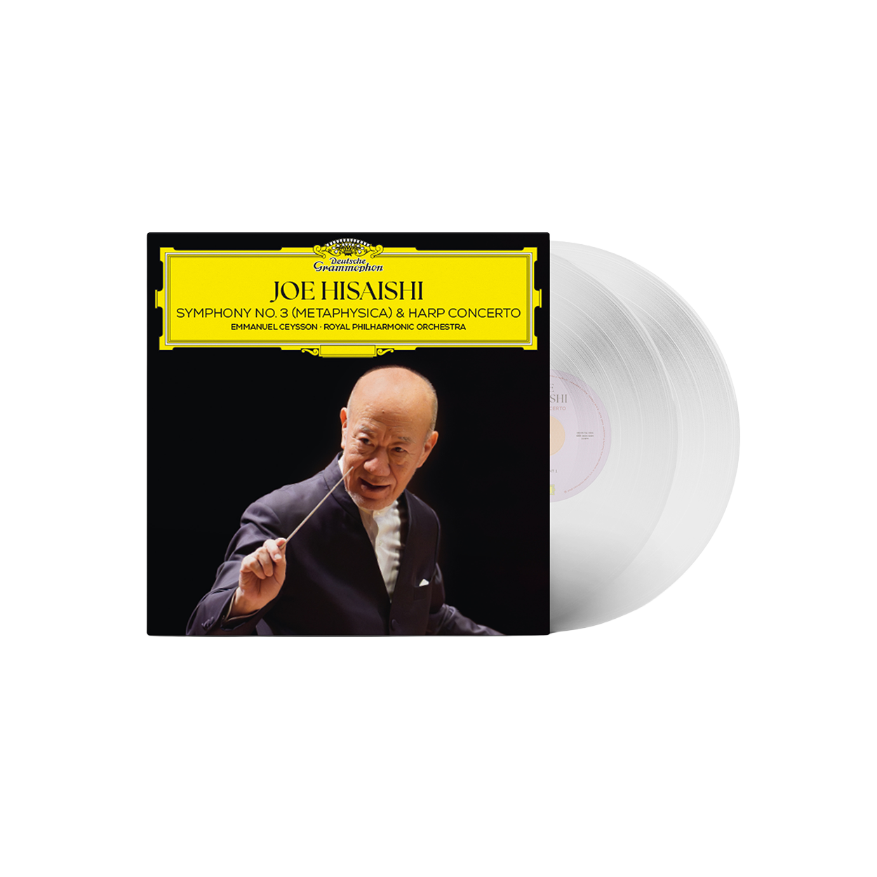 Joe Hisaishi - Symphony No.3 (Metaphysica) & Harp Concerto - Crystal Clear 2LP Vinyl