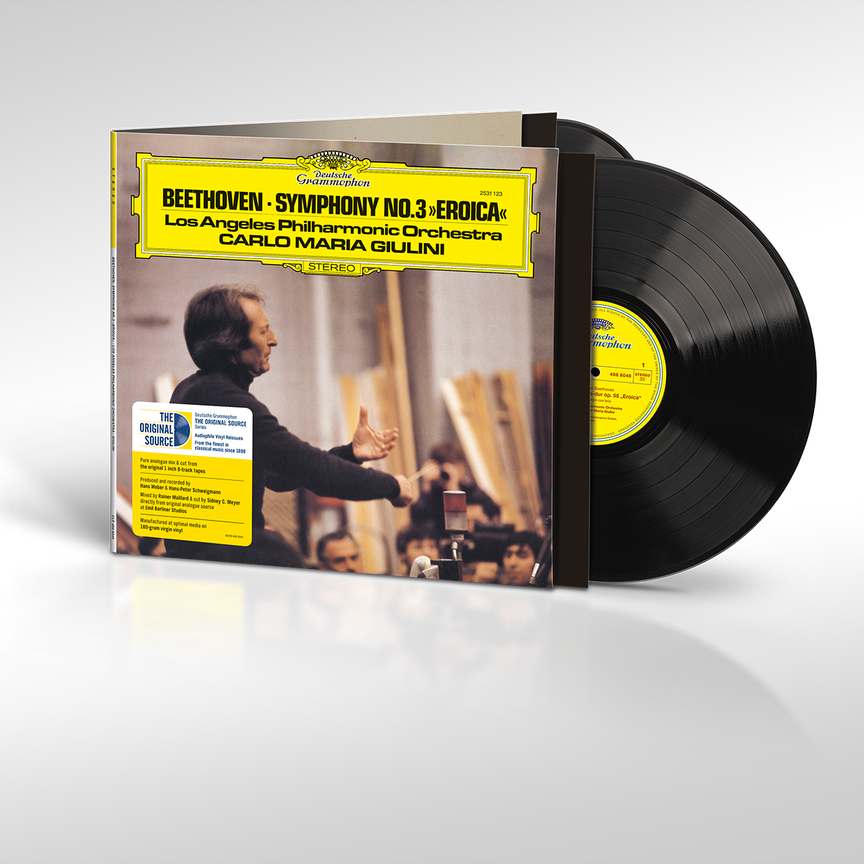 Carlo Maria Giulini, Los Angeles Philharmonic Orchestra - BEETHOVEN: Symphony No. 3 »Eroica« (The Original Source): Vinyl 2LP