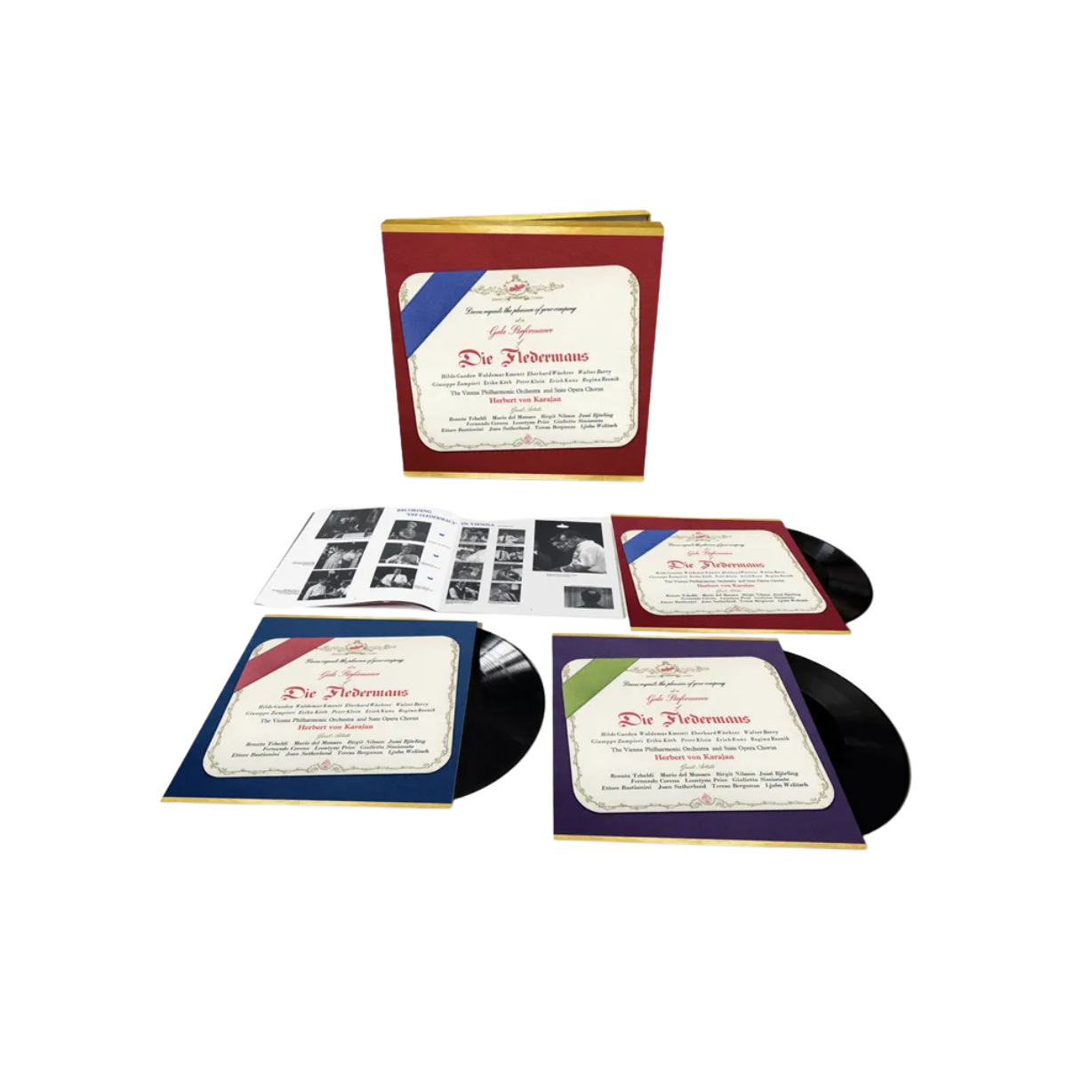 Herbert von Karajan - J. Strauss II: Die Fledermaus - 3LP