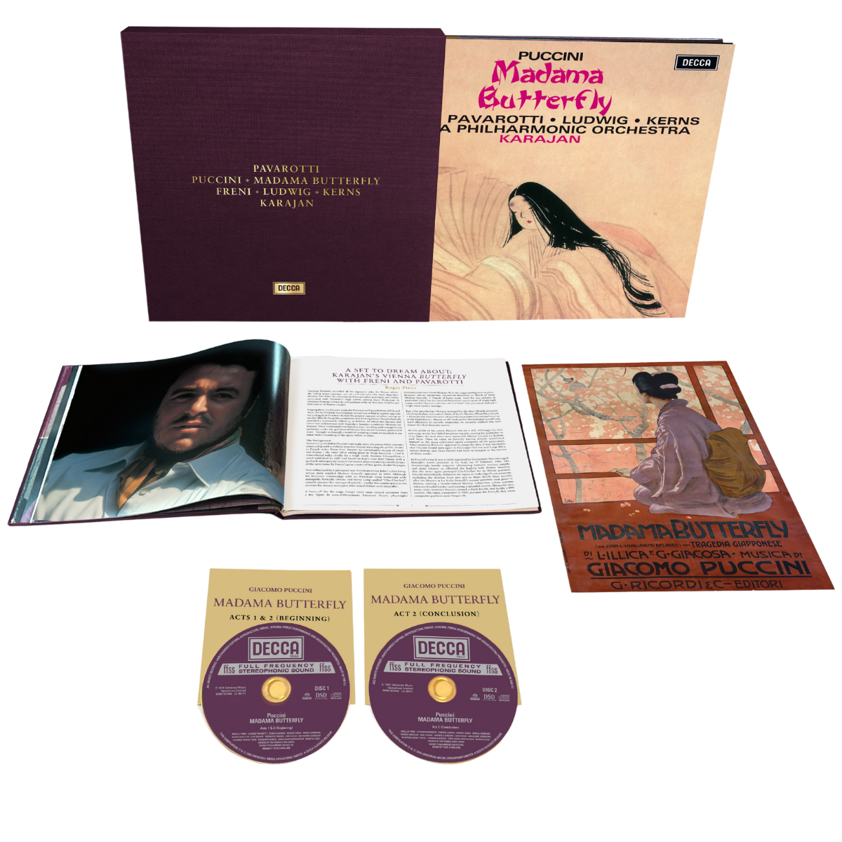 Luciano Pavarotti - Puccini: Madama Butterfly - 2SACD Box Set