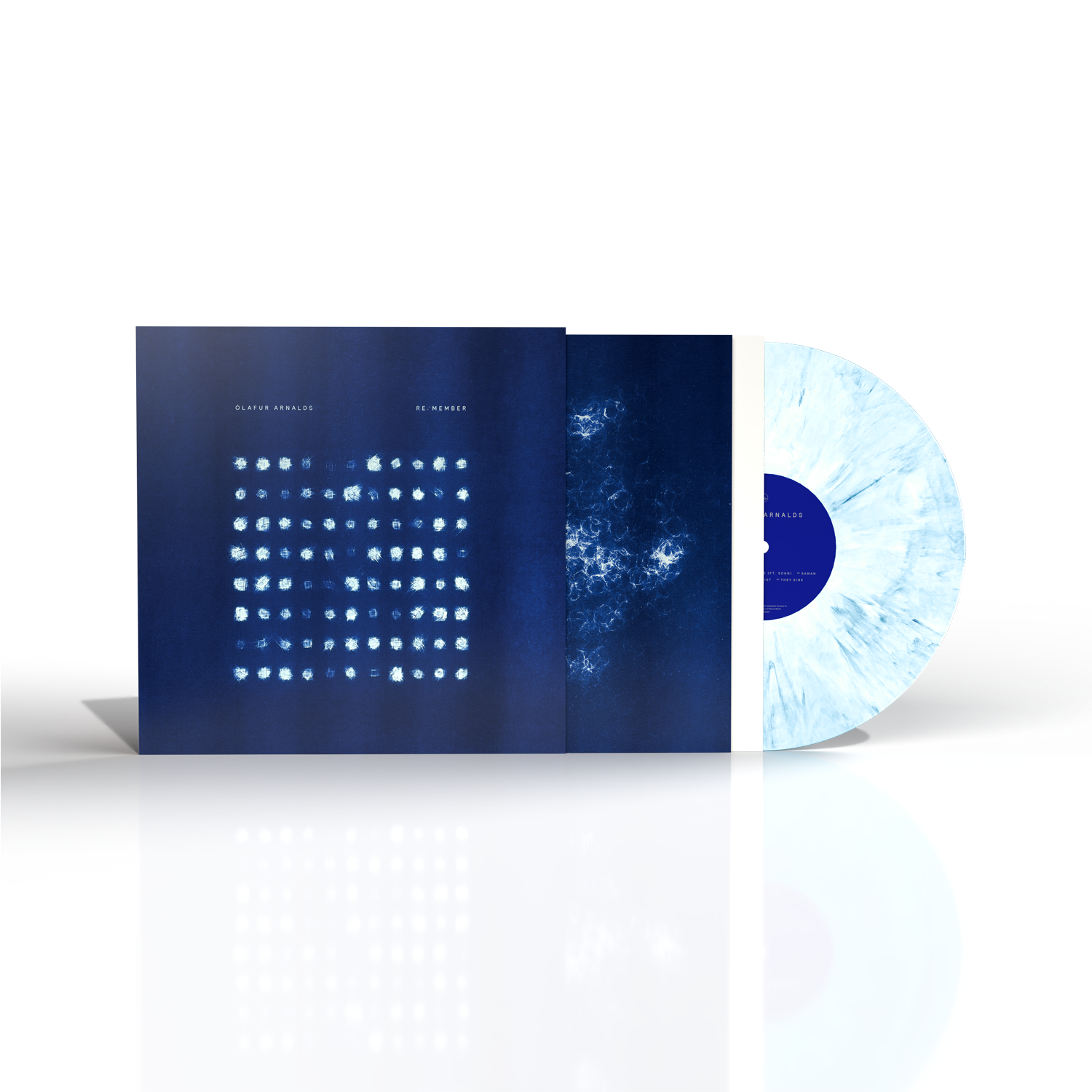 Olafur Arnalds - re:member (2024 Reissue): Limited White/Blue Marble Vinyl LP