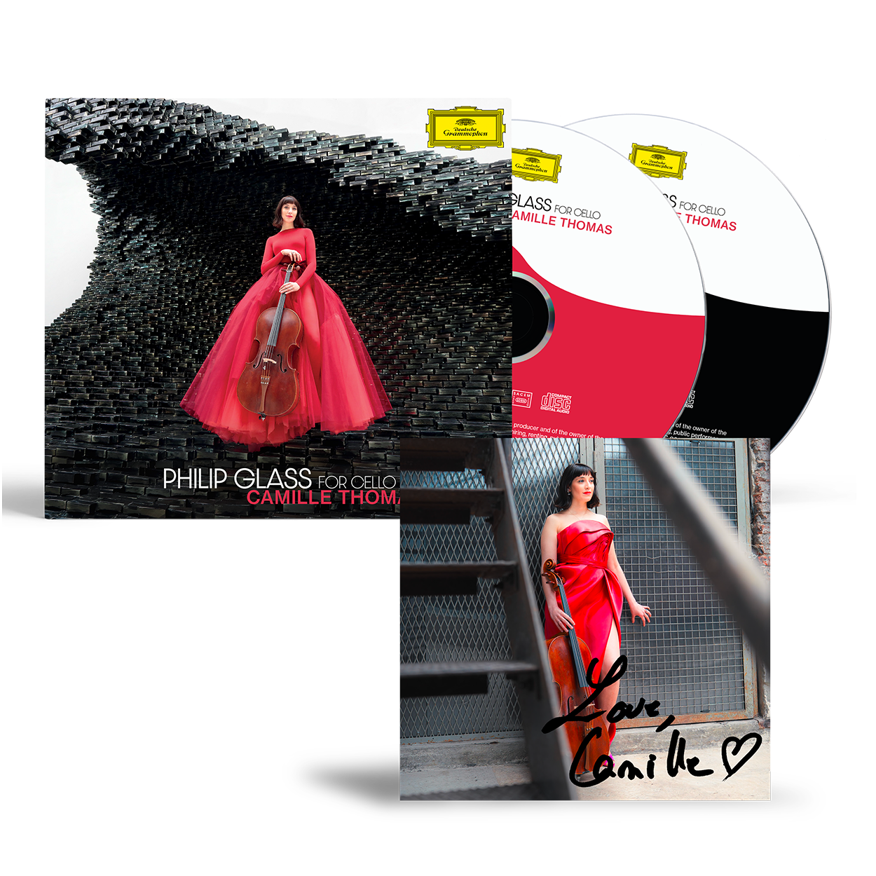 Philip Glass: For Cello 2CD-A + Art Card