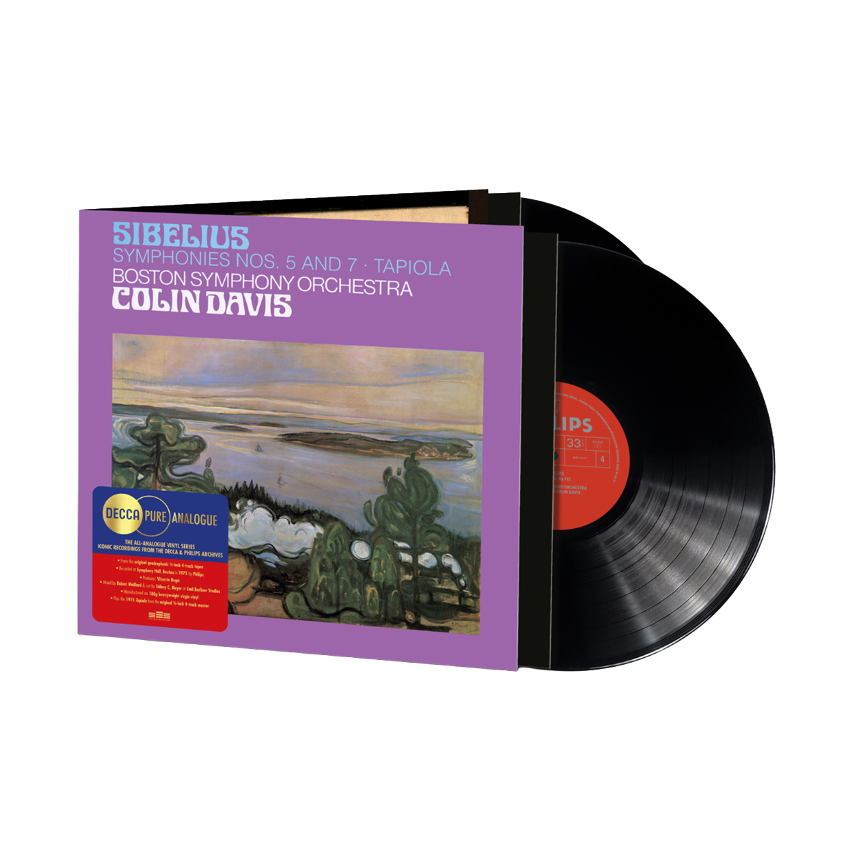 Boston Symphony Orchestra, Sir Colin Davis - Sibelius: Symphonies 5 & 7 - Vinyl 2LP