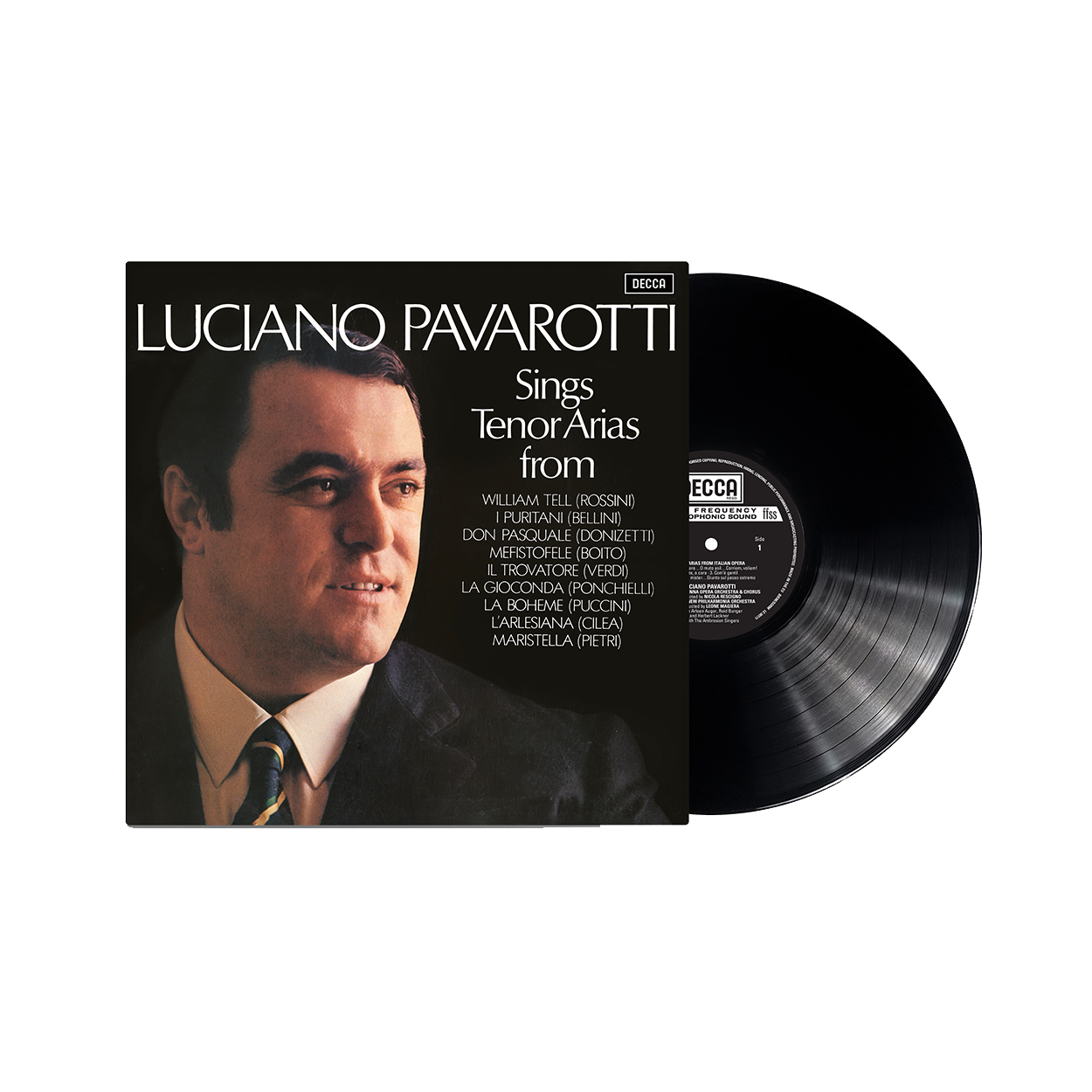 Luciano Pavarotti - Tenor Arias from Italian Opera: Vinyl LP
