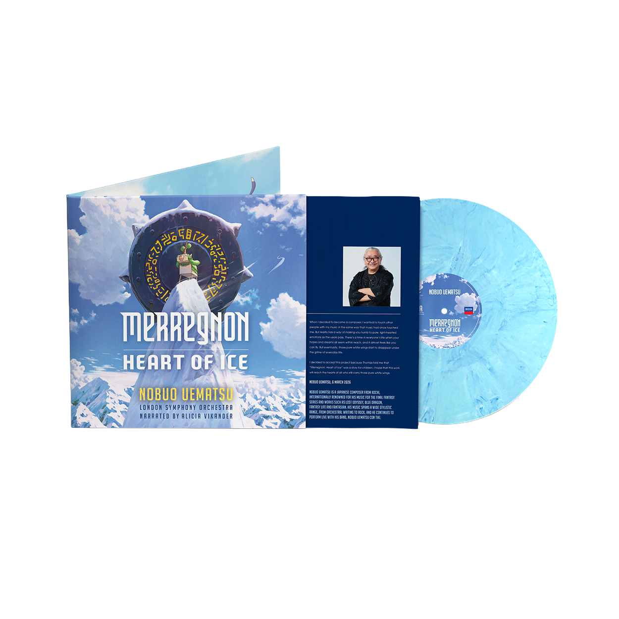 Nobuo Uematsu, London Symphony Orchestra - Merregnon: Heart of Ice - Ice Vinyl LP