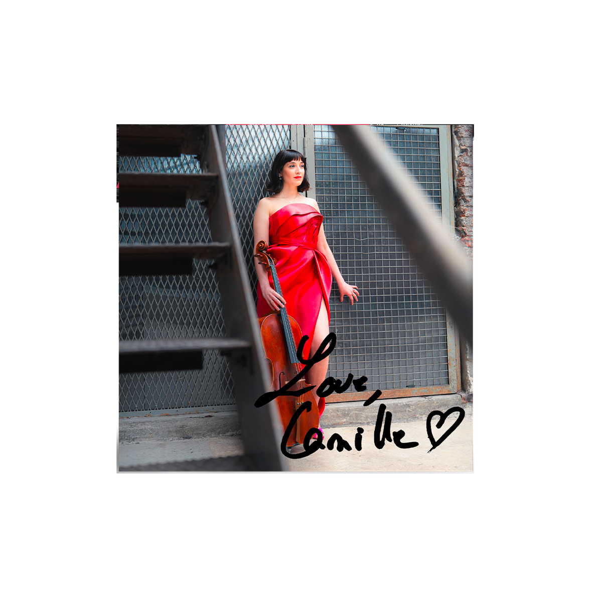 Camille Thomas - Philip Glass: For Cello Signed Art Card