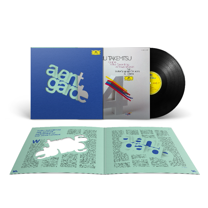 Ensemble Tashi, Boston Symphony Orchestra, Seiji Ozawa - Takemitsu: Quatrain; A Flock Descends Into The Pentagonal Garden: Vinyl LP