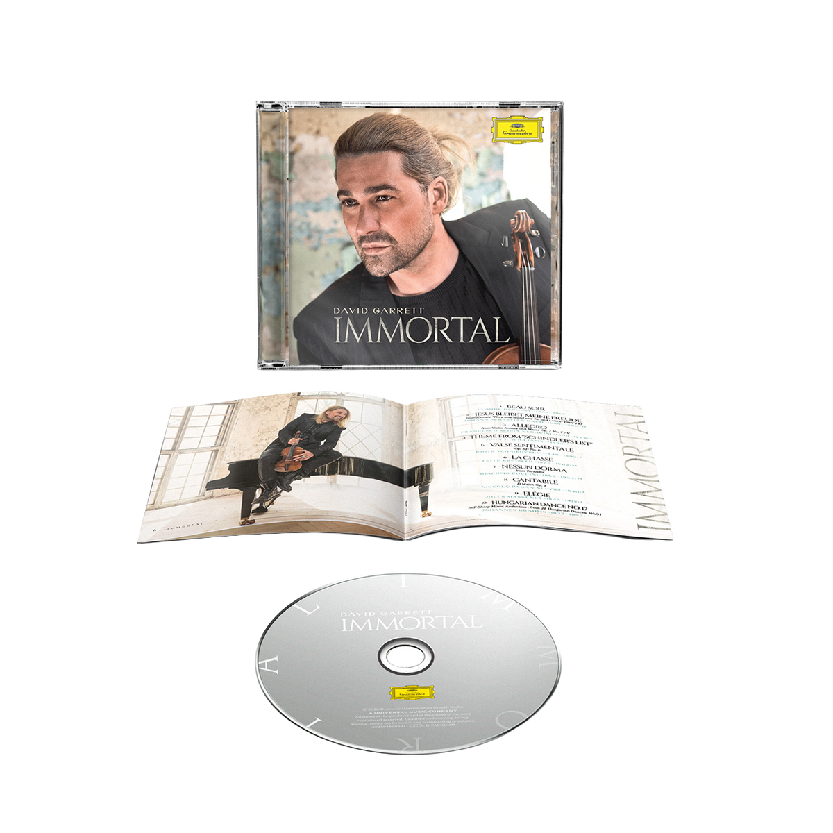 David Garrett, Orchestra the Prezent, Franck van der Heijden - Immortal: CD