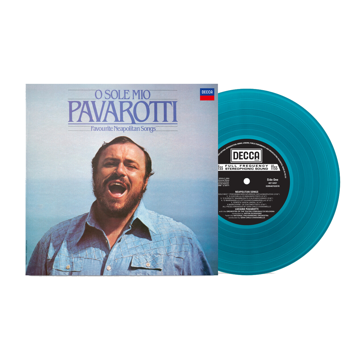 Luciano Pavarotti, Plácido Domingo, José Carreras, Orchestra del Teatro dell'Opera di Roma, Orchestra del Maggio Musicale Fiorentino, Zubin Mehta - O Sole Mio – Neopolitan Songs: Vinyl LP