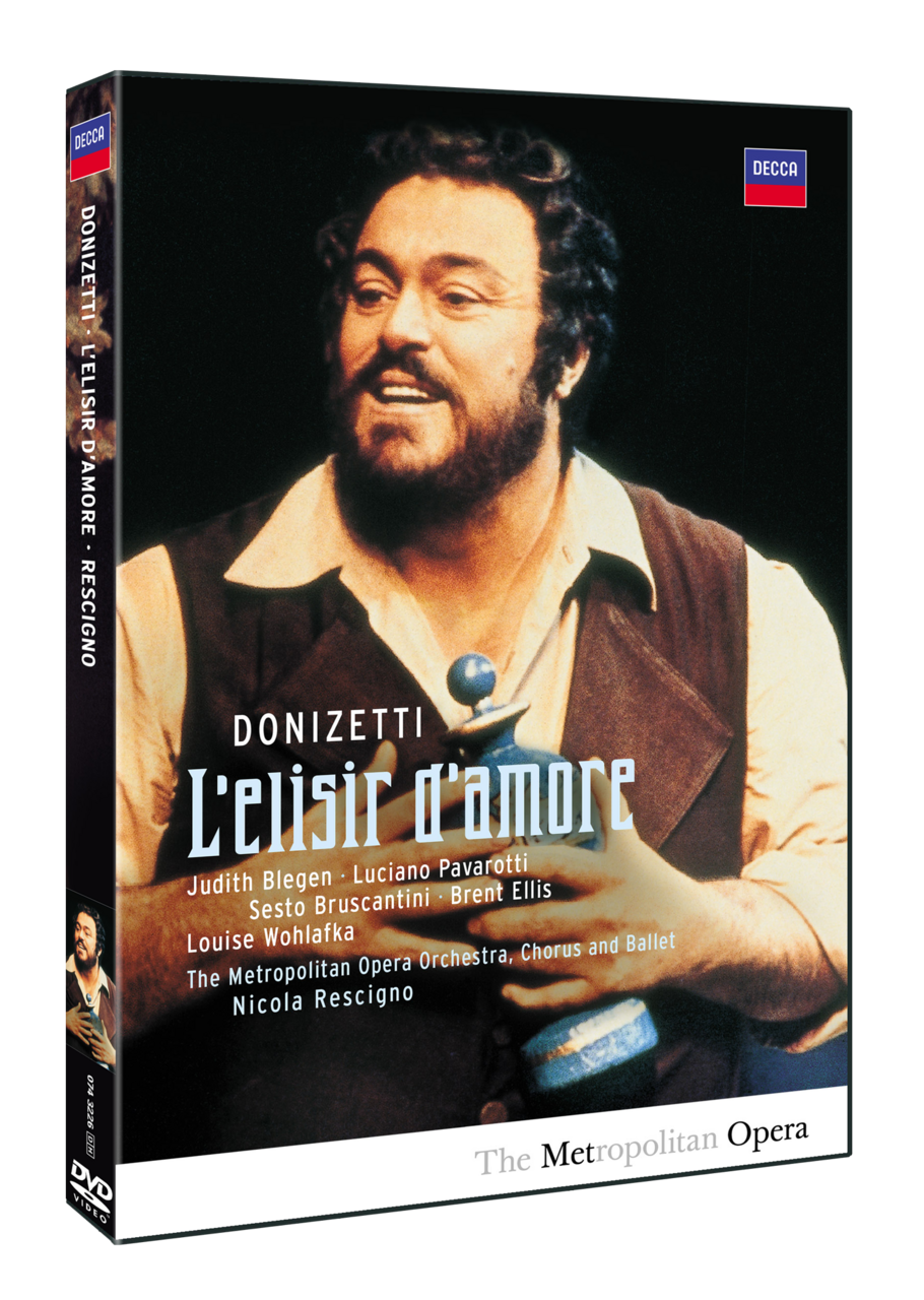 Luciano Pavarotti - Donizetti - L'Elisir d'amore: DVD - Decca Classics