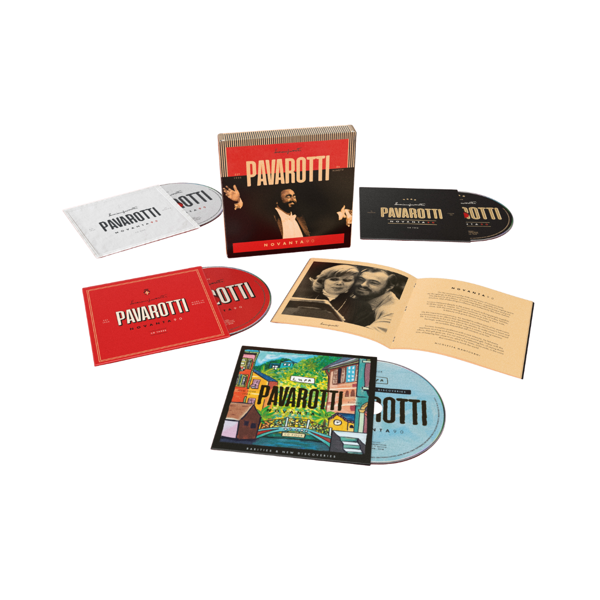 Luciano Pavarotti - Novanta - 4CD Box Set