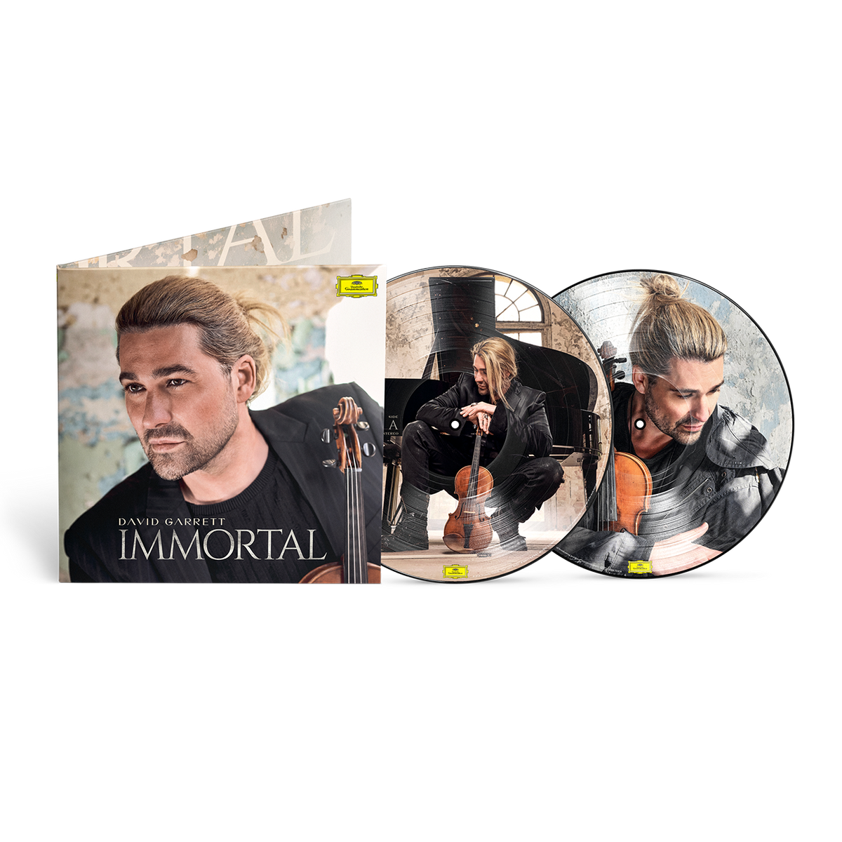 David Garrett, Orchestra the Prezent, Franck van der Heijden - Immortal: Picture Disc 2LP