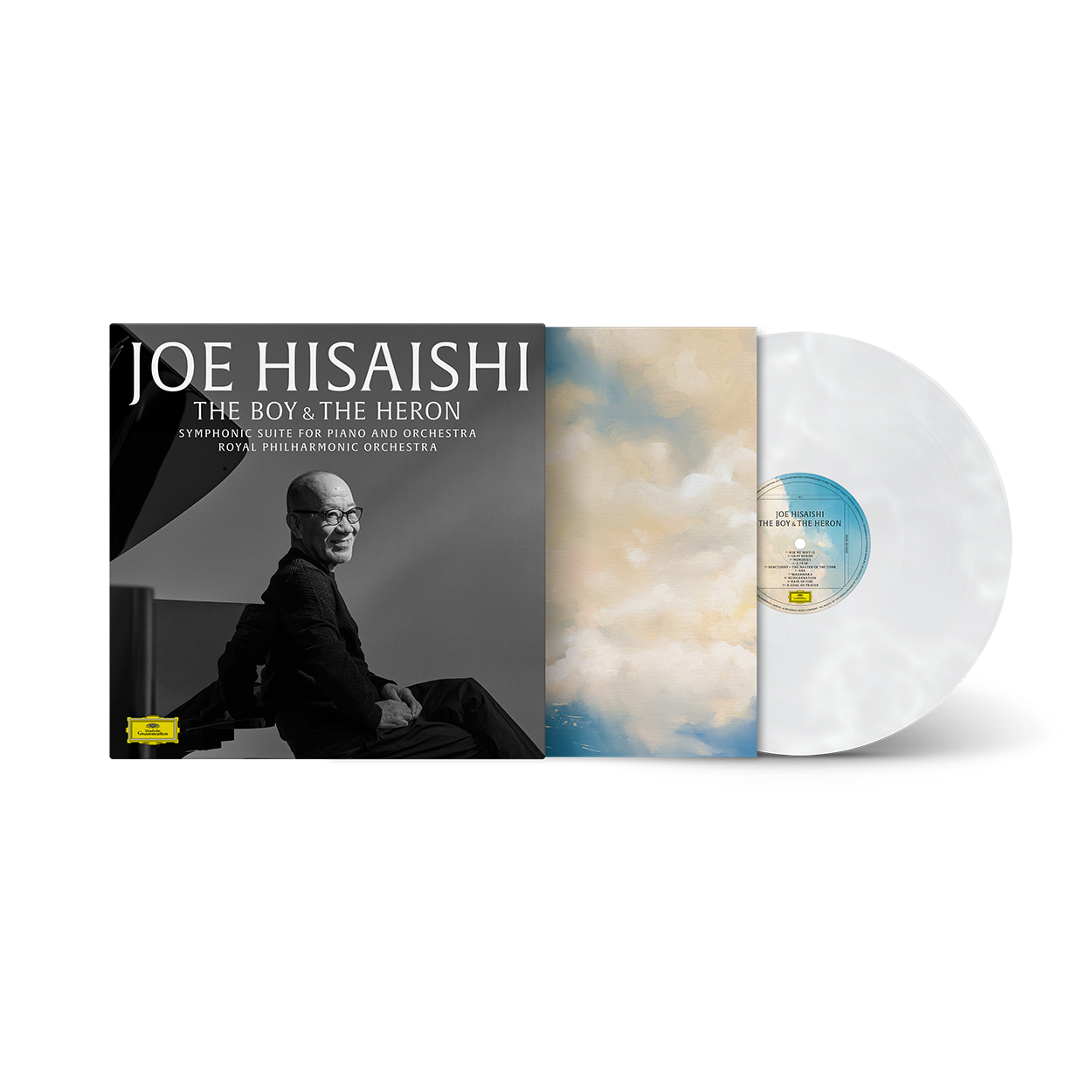 Joe Hisaishi - The Boy and the Heron: Symphonic Suite for Piano and Orchestra - White Marbled Vinyl