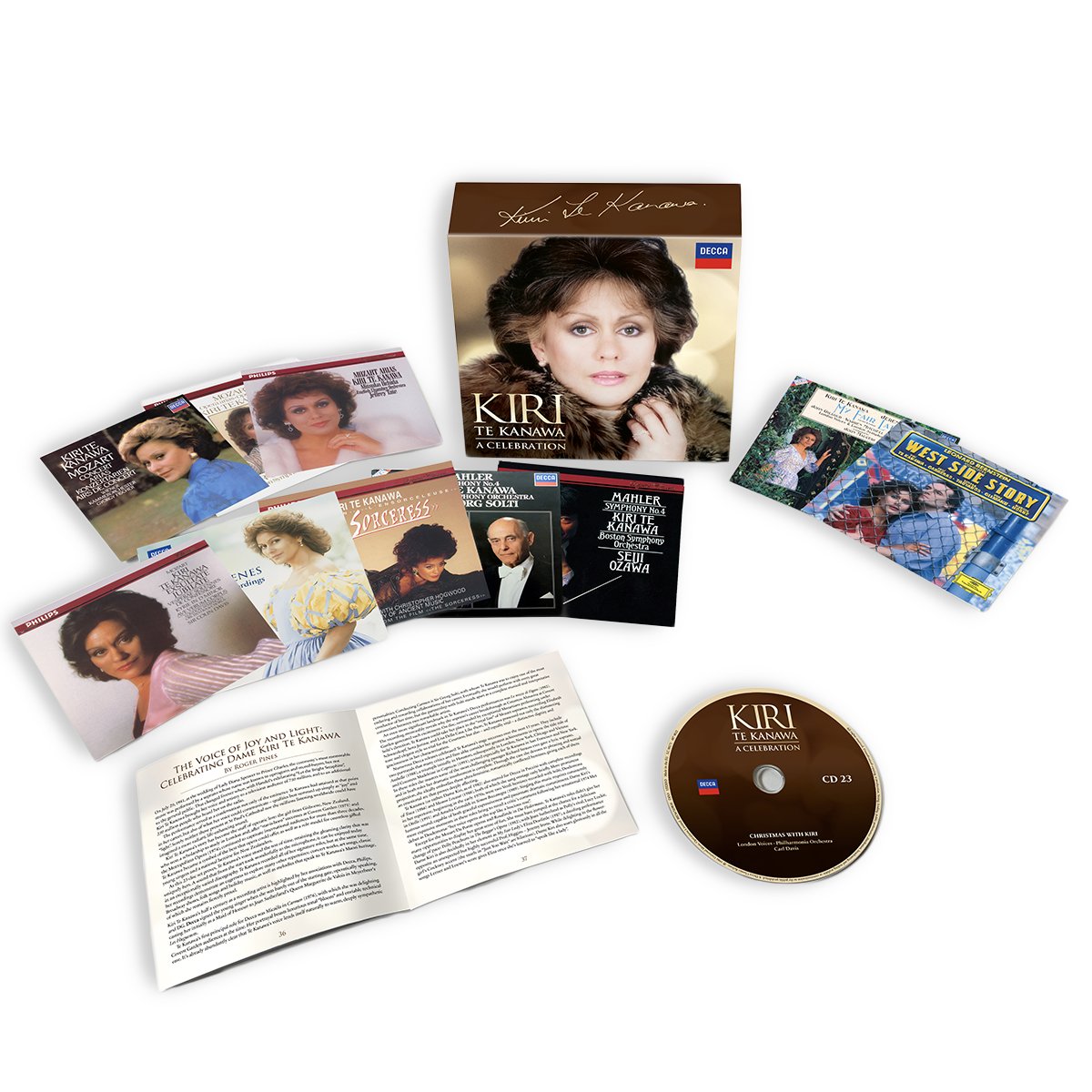 Kiri Te Kanawa - Kiri te Kanawa - Complete Philips & Decca Recordings: 23CD Box Set