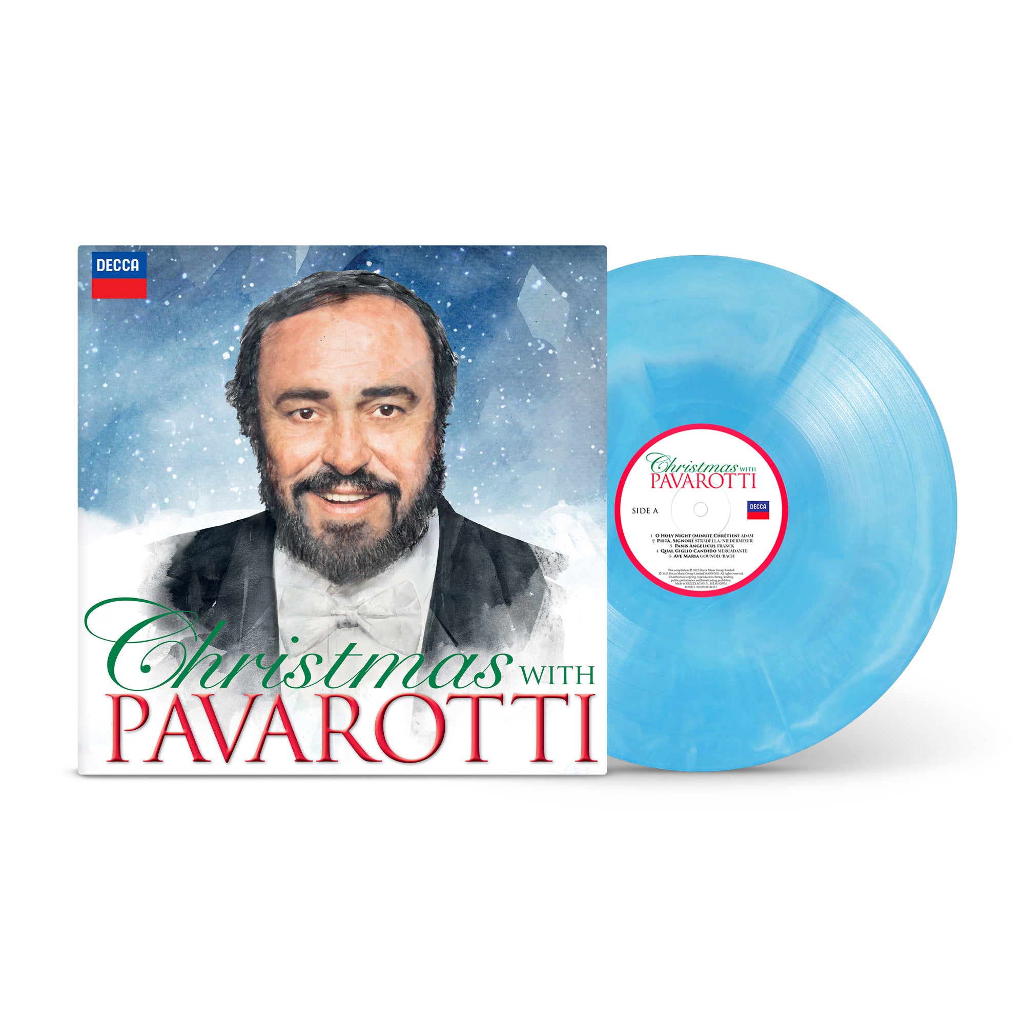Luciano Pavarotti - Christmas With Pavarotti (blue vinyl)