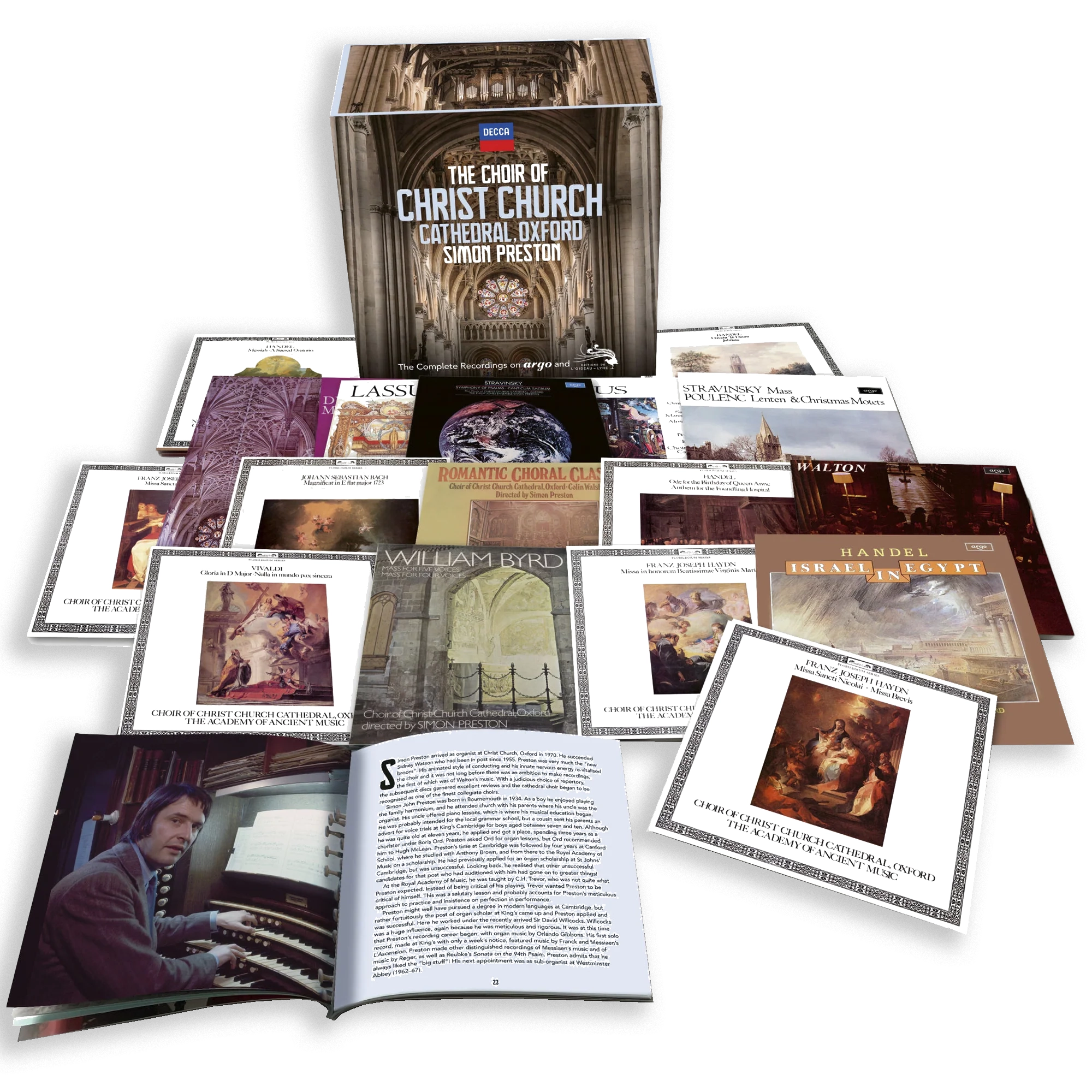 Christ Church Cathedral Choir, Oxford, Simon Preston - Complete Argo & L’Oiseau-Lyre Recordings: 19CD Box